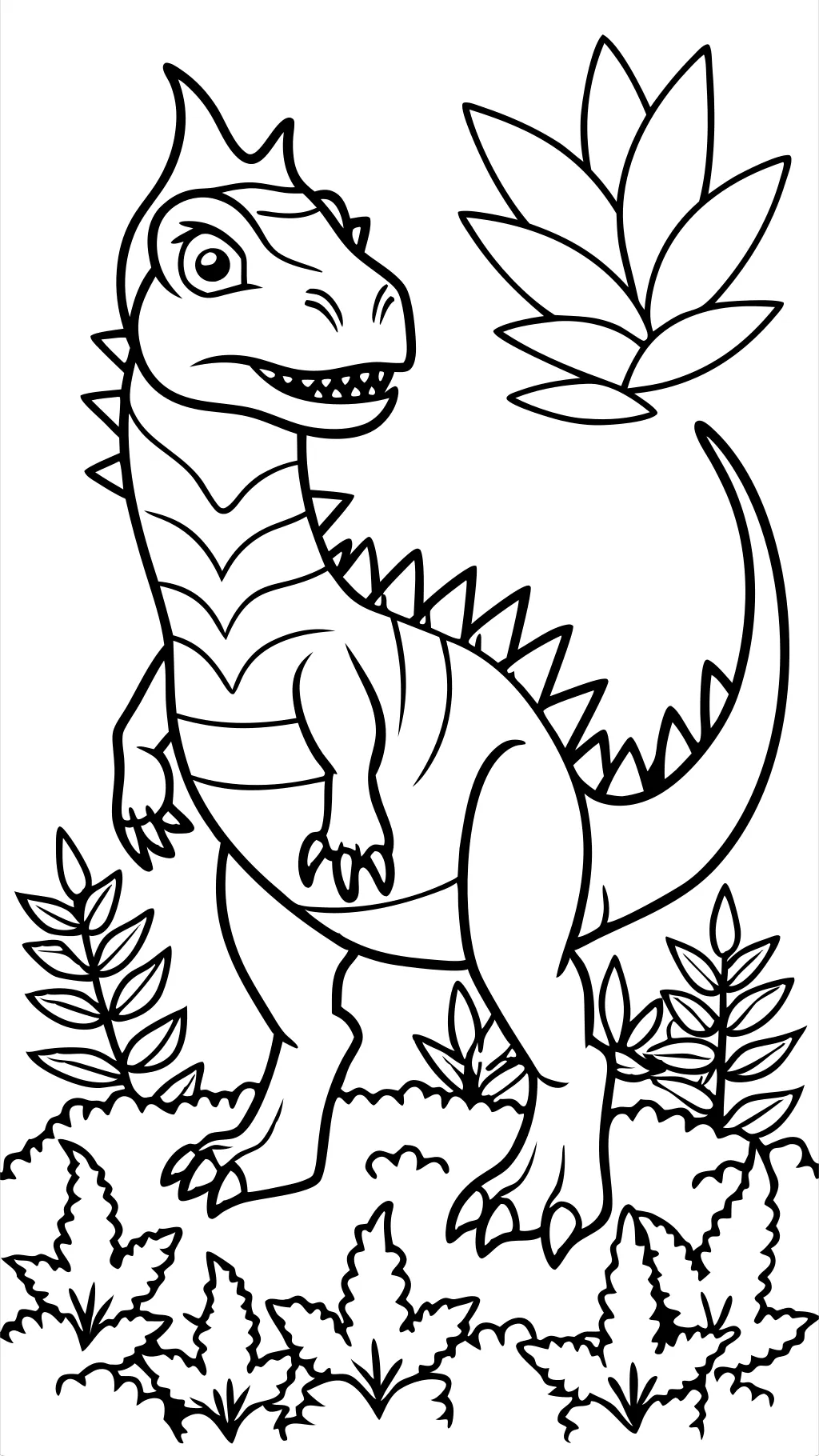 Página para colorear de Scorpius Rex